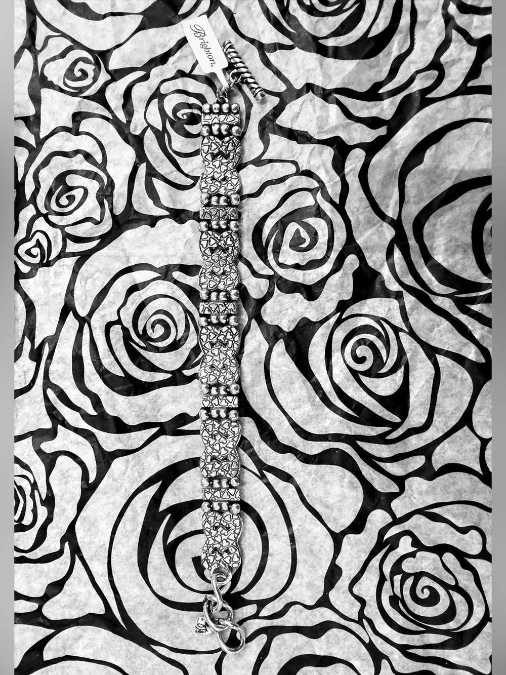 Brighton Manzanita Intricate Silver-Tone Link Bracelet. NWT